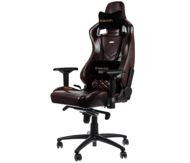noblechairs EPIC Gaming Skórzany (Brązowo-Czarny) - 350019 - zdjęcie